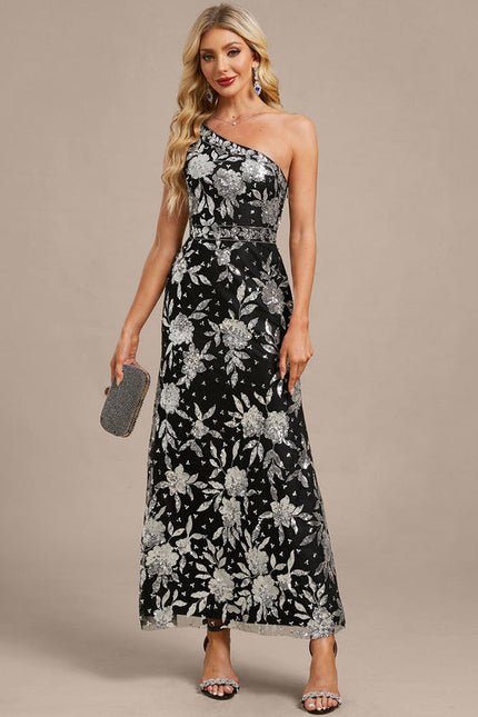 Robe Paillette Dentelle - gallery 2