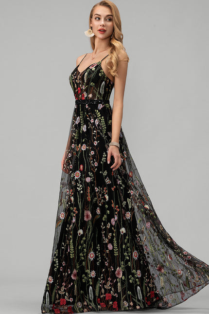 Robe Dentelle Florale Ethnique - gallery 3