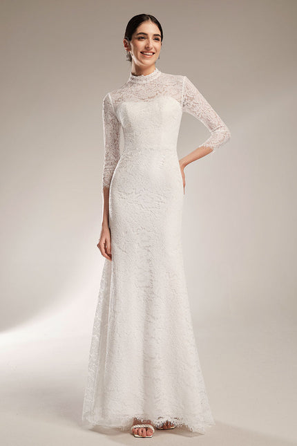 Robe Dentelle Sirène Chic - gallery 3