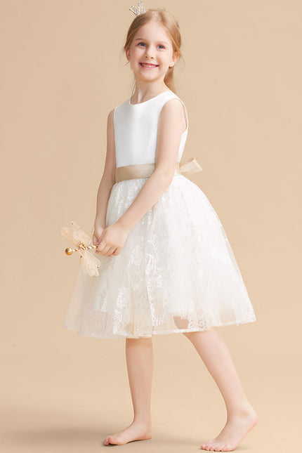 Robe Dentelle Sereine Satinée - gallery 6