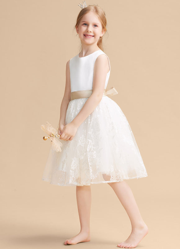 Robe Dentelle Sereine Satinée - gallery 6