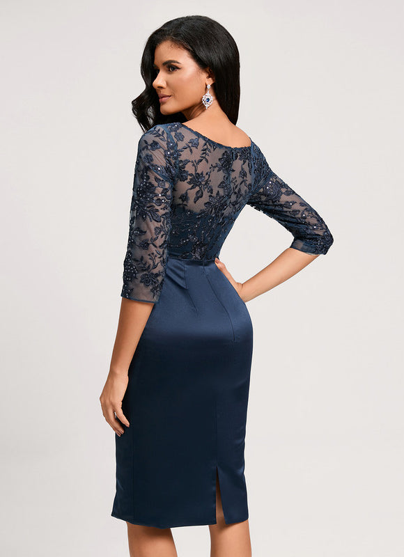 Robe Dentelle Longueur Genoux - gallery 1