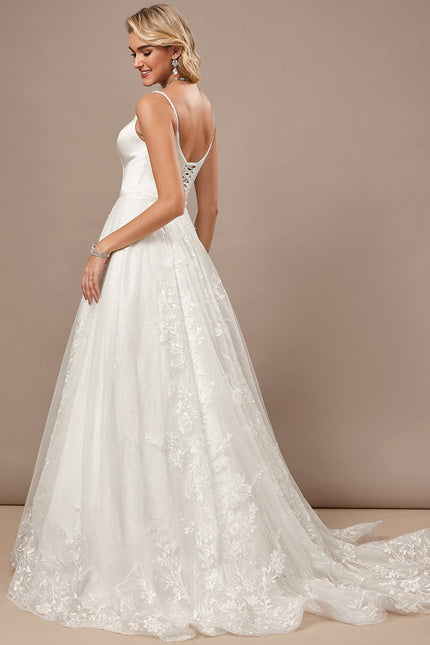 Robe Dentelle Perlée - gallery 6