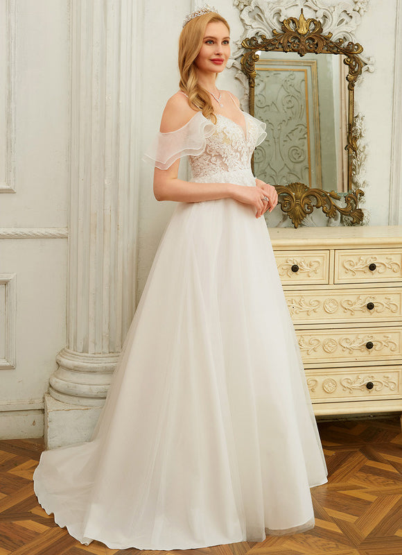 Robe Dentelle Élégance Éthérée