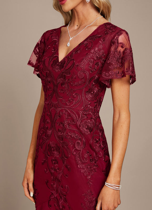 Robe De Soirée En Dentelle Africaine - gallery 6