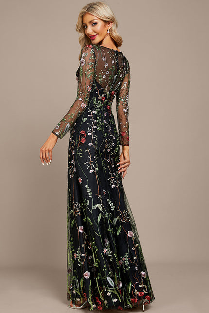Robe Dentelle Florale Éthérée - gallery 5