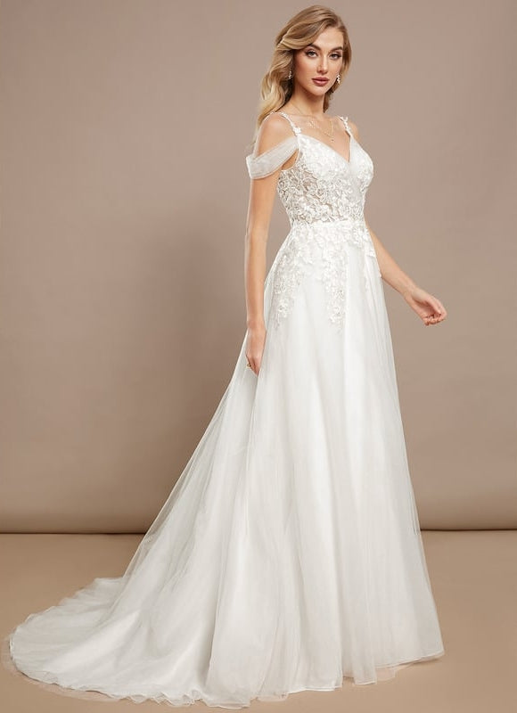 Robe Dentelle Princesse Éthérée - gallery 1
