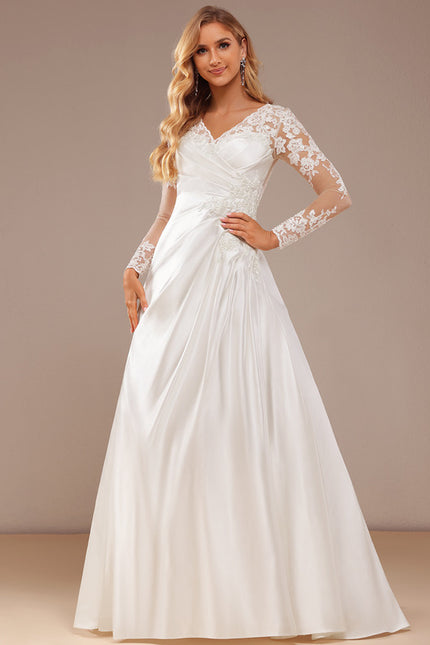 Robe Dentelle Satinée Raffinée
