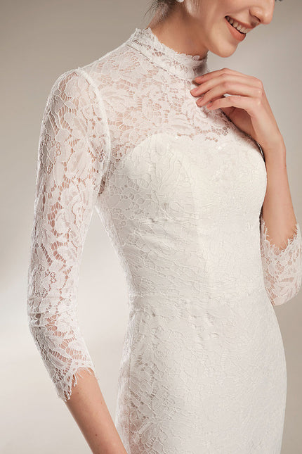 Robe Dentelle Sirène Chic - gallery 6