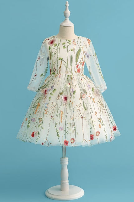 Robe Dentelle Florale Délicate - gallery 6