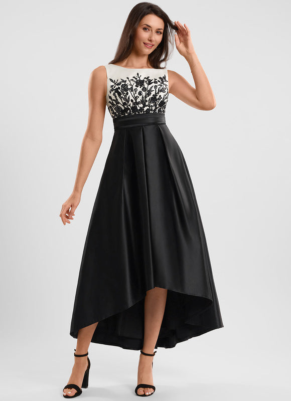 Robe Dentelle Bi-Matière Chic - gallery 3