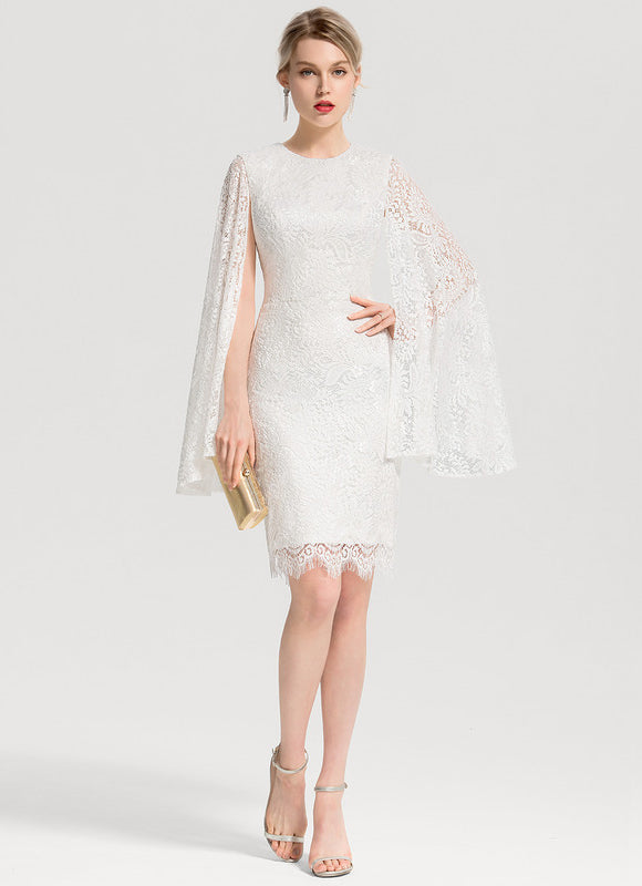Robe Dentelle Blanche Délicate - gallery 1