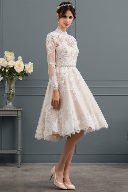 Robe Dentelle Courte Dentelle - gallery 5