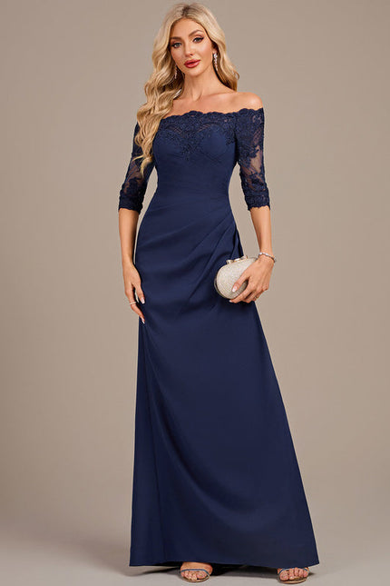 Robe Longue Dentelle Cérémonie - gallery 2