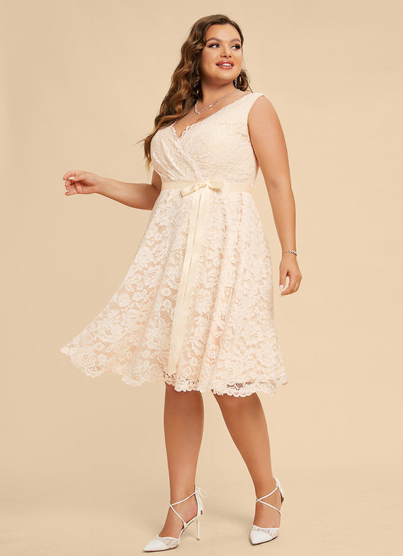 Robe Dentelle Dentelle Vaporeuse - gallery 6