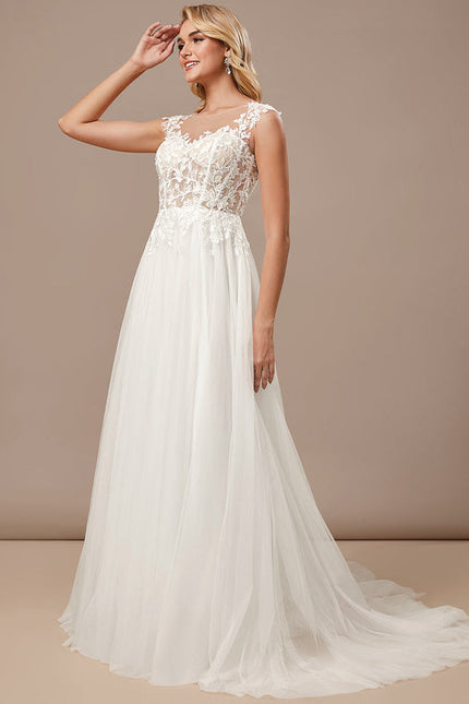 Robe Mariee Traine Dentelle - gallery 4