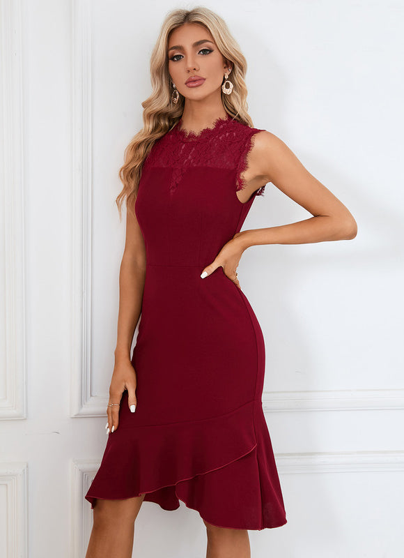 Robe Soiree Sirene Dentelle - gallery 1