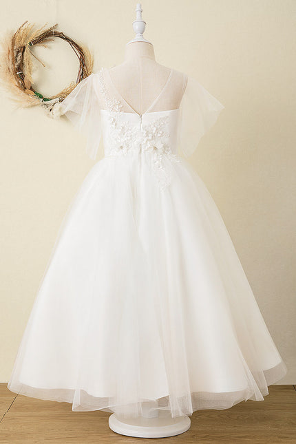 Robe Dentelle Cérémonie Aérienne - gallery 3