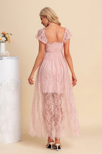 Robe Droite En Dentelle - gallery 1