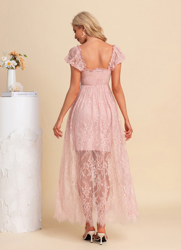 Robe Droite En Dentelle - gallery 1