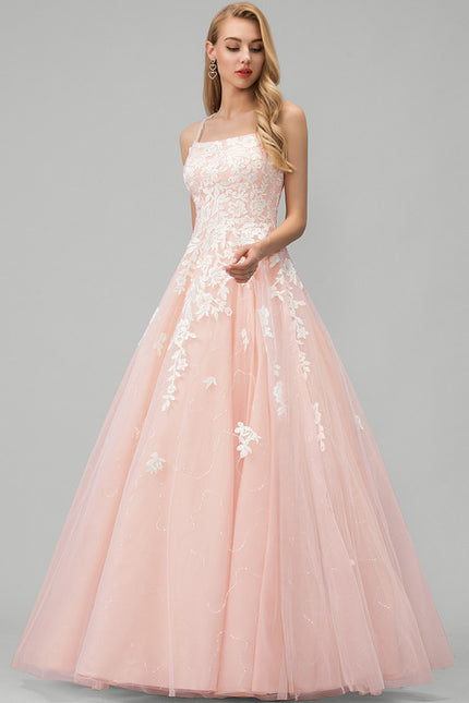 Robe Dentelle Bal Tulle Floral - gallery 1