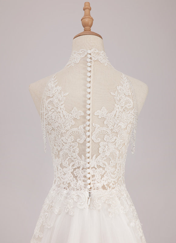 Robe Dentelle Nuptiale Ethérée - gallery 6