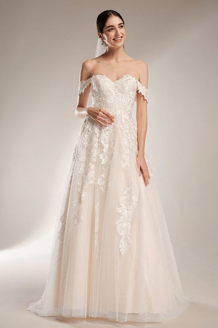 Robe Dentelle De Mariée Vaporeuse - gallery 5