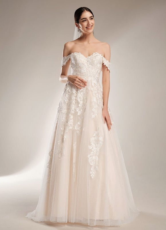 Robe Dentelle De Mariée Vaporeuse - gallery 5