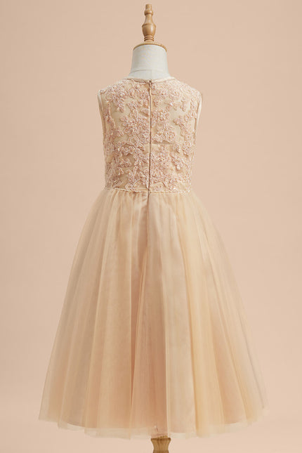 Robe Dentelle Fête Élégante - gallery 5