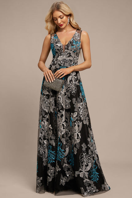 Robe Dentelle Soirée Florale Chic - gallery 3