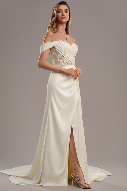 Robe Dentelle Élégance Satinée Florale - gallery 1
