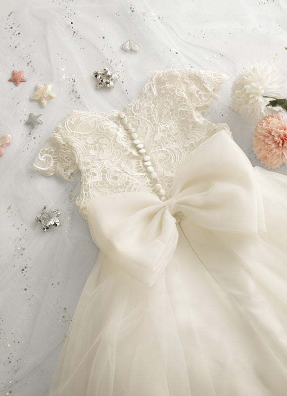Robe Dentelle Blanche Légère - gallery 8