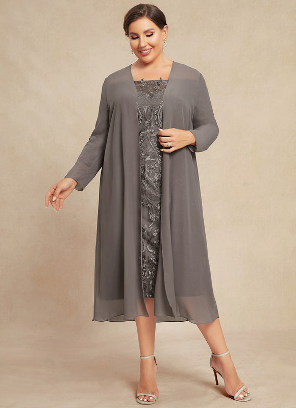 Robe Dentelle Élégante Brodée - gallery 8