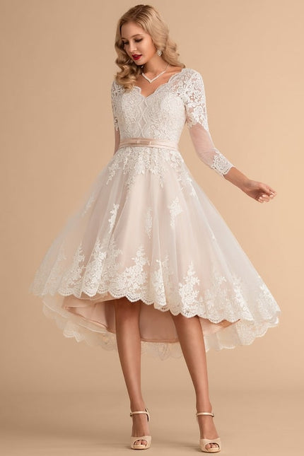 Robe Dentelle Ancienne - gallery 3