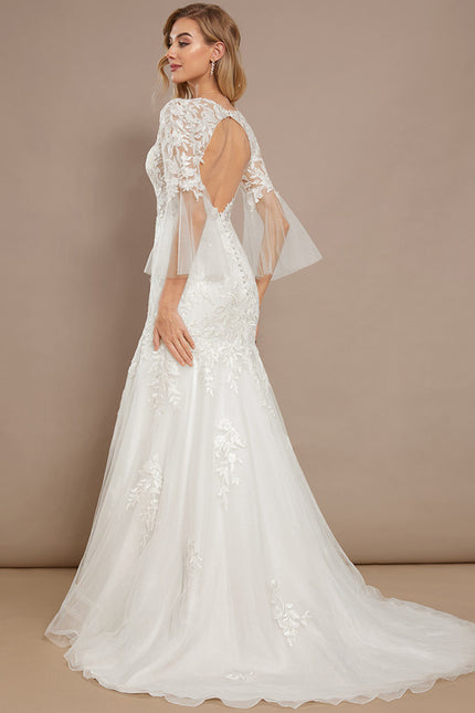 Robe De Mariee Voile Dentelle - gallery 5