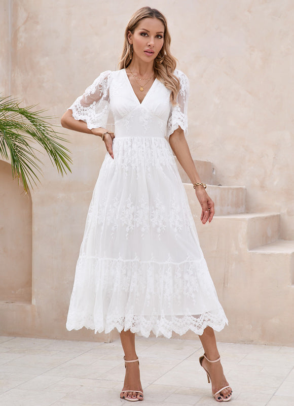 Robe Dentelle En Bas - gallery 4