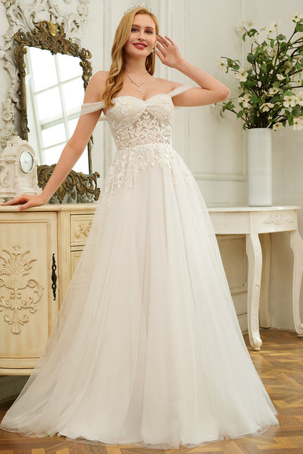 Robe Dentelle Epaule Dénudée - gallery 3