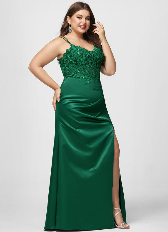 Robe Dentelle Émeraude Envoûtante - gallery 7