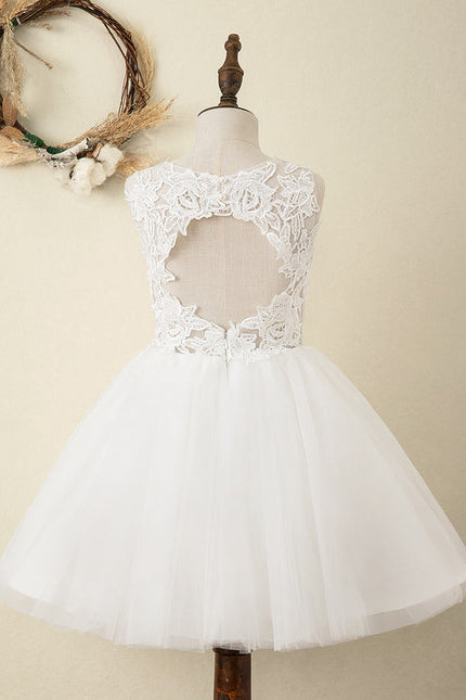 Robe Dos Nu Dentelle Blanche - gallery 9