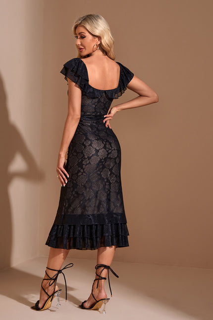 Robe Dentelle Mélodie Nocturne - gallery 1