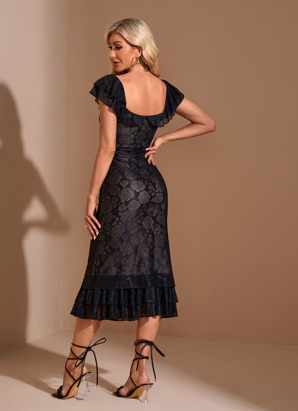 Robe Dentelle Mélodie Nocturne - gallery 1