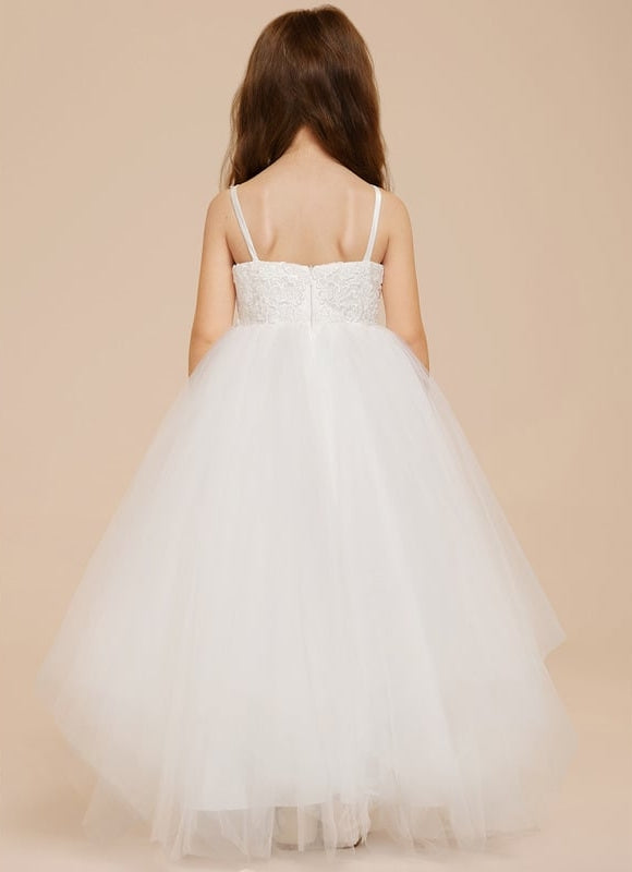 Robe Dentelle Nuptiale Blanche Tulle - gallery 6