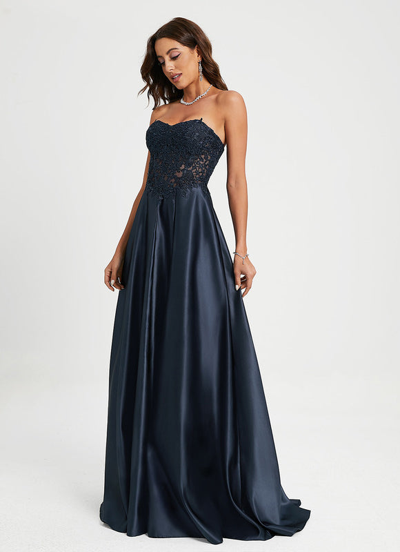 Robe Dentelle De Soirée Élégante - gallery 2