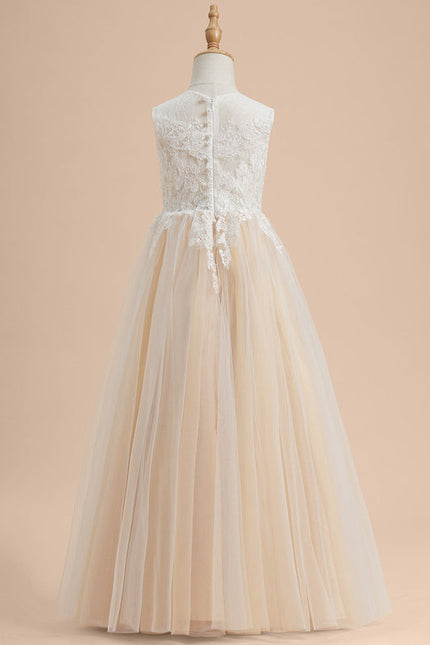 Robe Dentelle Tulle Perlée - gallery 2