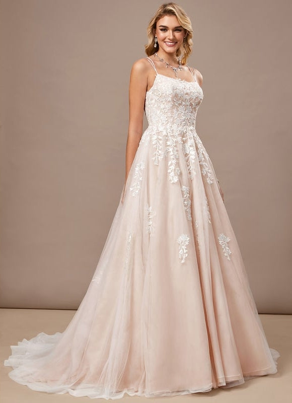 Robe Dentelle Princesse Tulle Floral - gallery 4