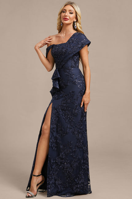 Robe Dentelle Élégante Scintillante - gallery 3