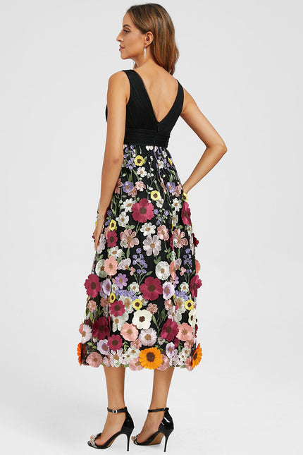 Robe Dentelle Éclat Florale - gallery 5