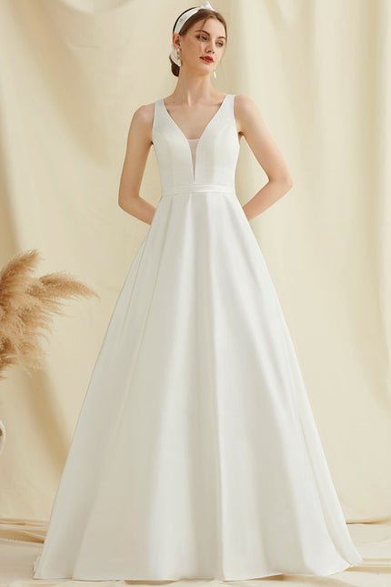Robe De Mariee Sans Dentelle - gallery 3