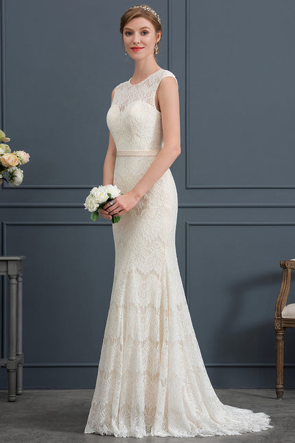 Robe Dentelle Dentelle Élégante - gallery 3