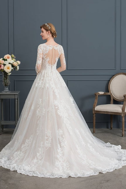 Robe Dentelle Mi-Longue Dentelle - gallery 1
